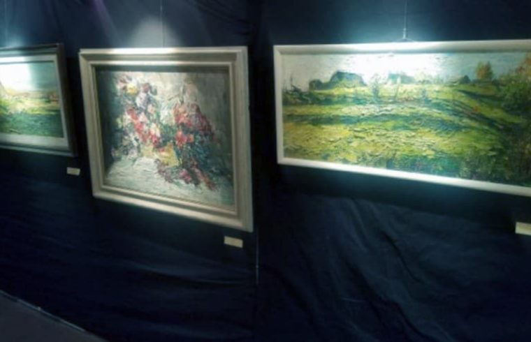 Pictorul Gheorghe Lisița a prezentat lucrările la Strasbourg