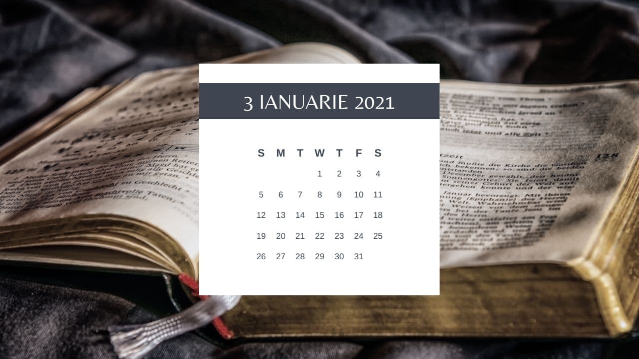 Calendar creștin ortodox: Sărbători religioase 3 ianuarie